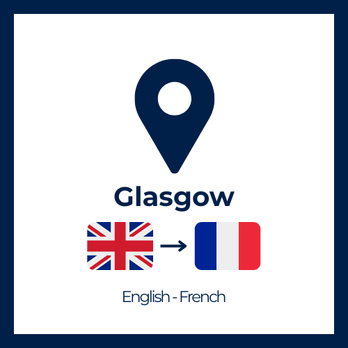 Consecutive Interpretation – English/French – Glasgow, UK