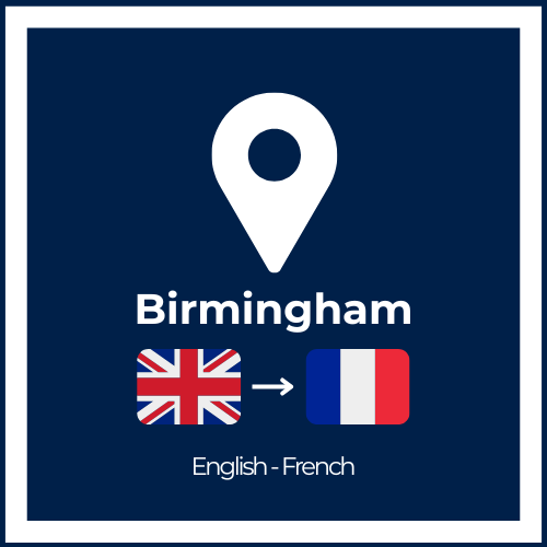 Simultaneous Interpretation – English/French – Birmingham, UK